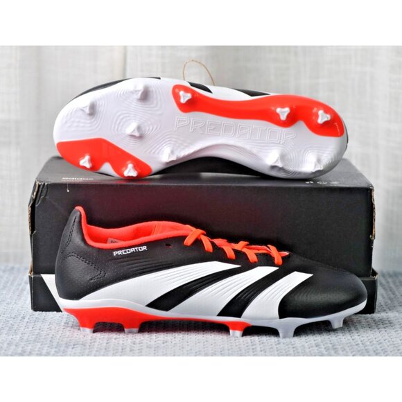 Amazon.com | Adidas Unisex 24 League Laceless Firm Ground  New! Size: 5 Big Kid | Adidas Soccer Predator 24 League Firm Ground | IG7748